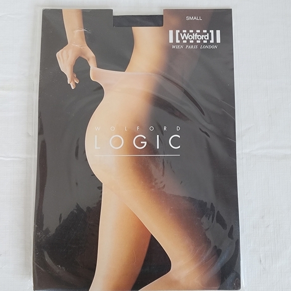 WOLFORD Logic No Waistband Tights Black Size Small NIP - Picture 1 of 6